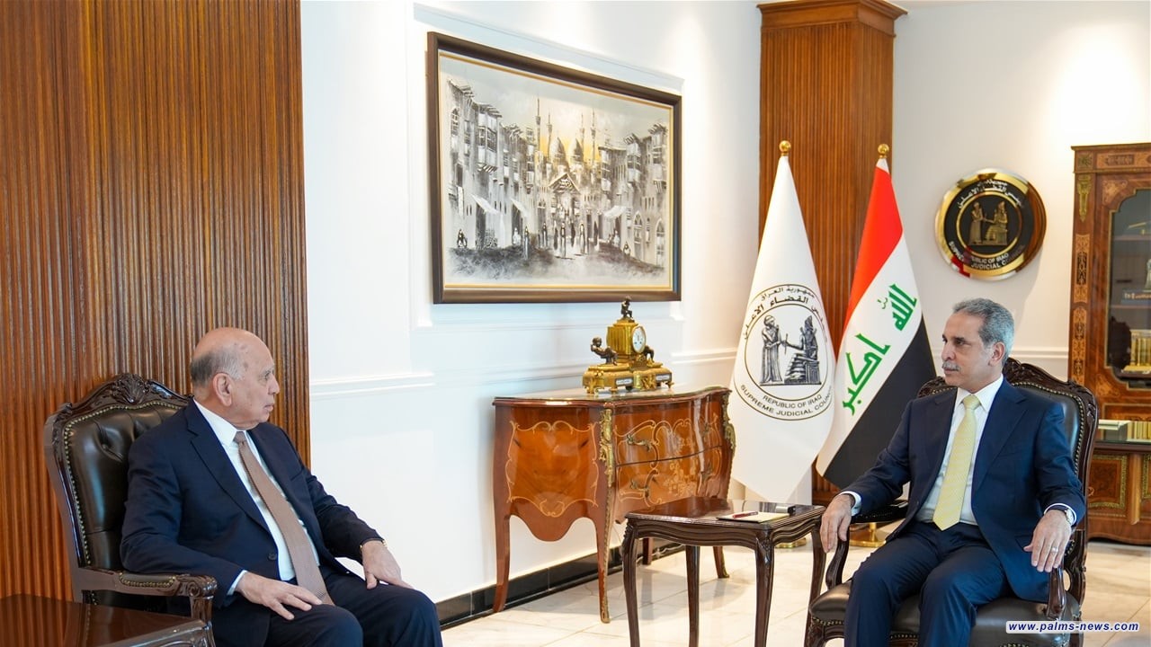 لقاء في مكتب القاضي زيدان لبحث الاجراءات بحق ضرب البعثات الدبلوماسية والمؤسسات